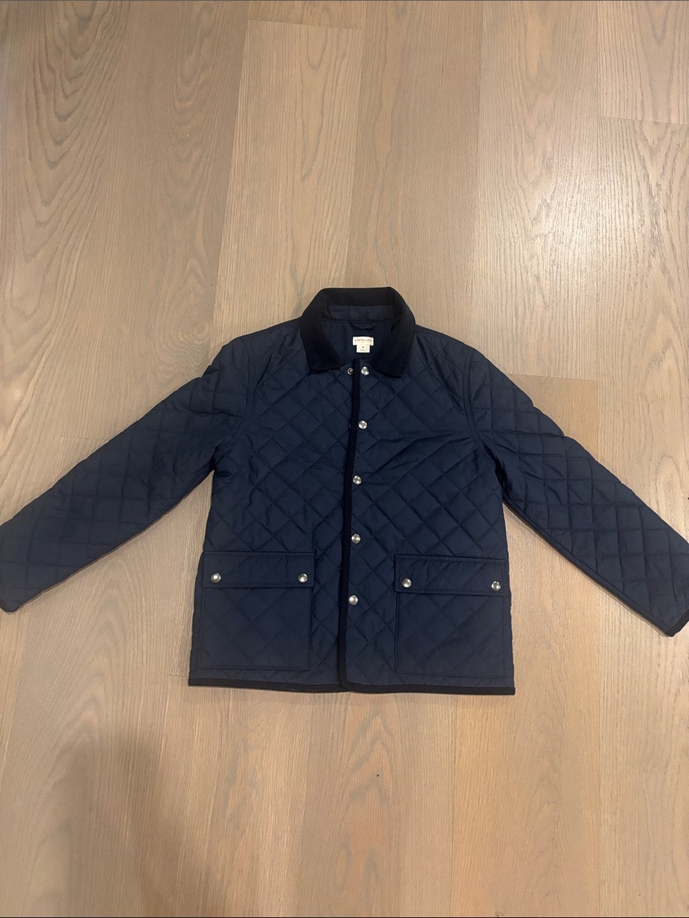 Boy’s Crewcuts Quilted Navy Jacket - Classic Lightweight Coat